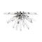 Z-Lite Burst 4 Light Flush Mount, Chrome & Clear 4003-F-CH - alternate 1